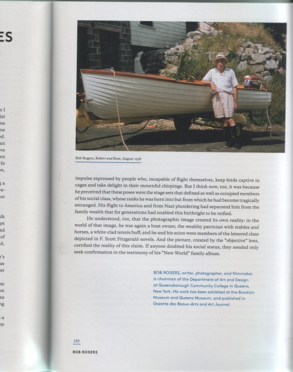 Bob Rogers, Robert & Boat, August 1956.