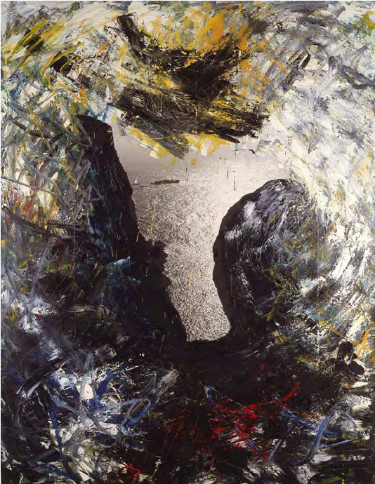 Ian McKeever. Shade and Darkness-Evening 1983. From the series Traditional Landscapes.