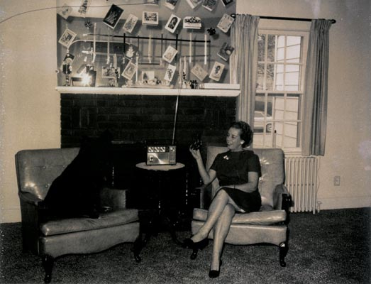 From In almost Every Picture No. 9, collected and edited by Erik Kessels.  A brilliant book about a family's inability to photogpraph their black dog.