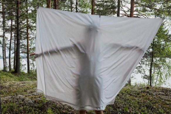 elina-brotherus-bedsheet-2014-from-the-annunciation-series