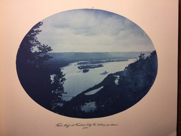 Henry Peter Bosse : From Bluffs at Fountain City, Wisconsin, Looking Upstream, 1885