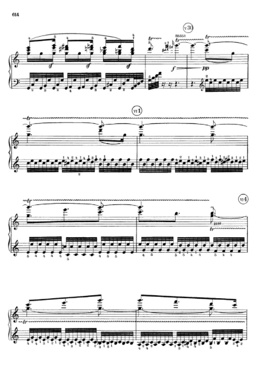 Beethoven, another page from o. Sonata 111, op.32